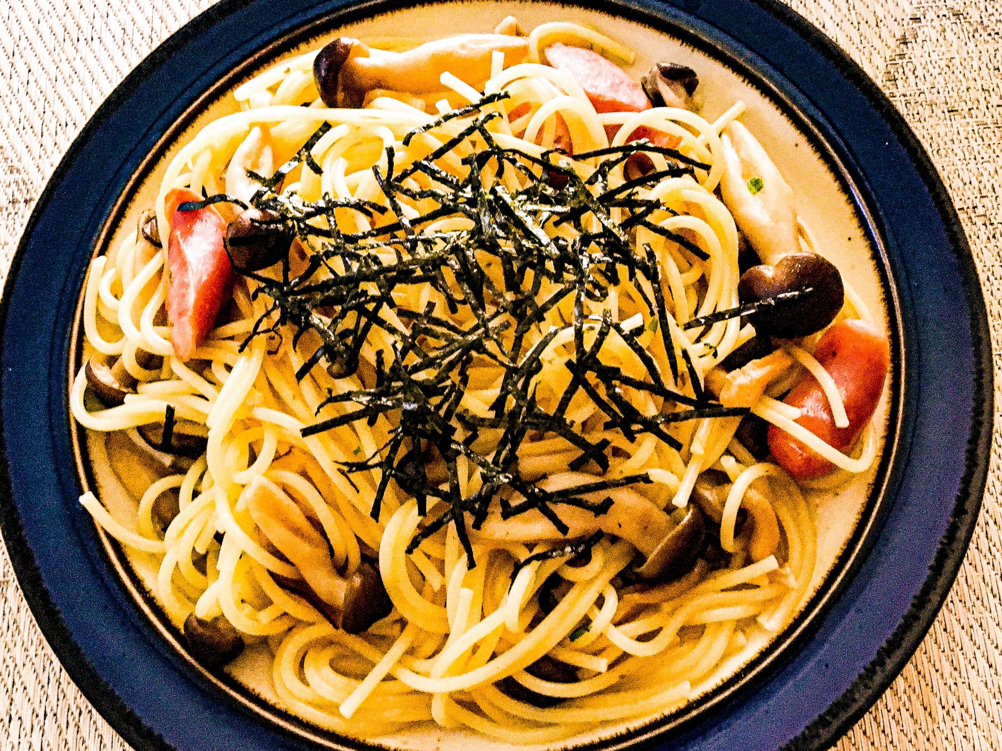 簡単美味しい　松茸のお吸い物できのこパスタ