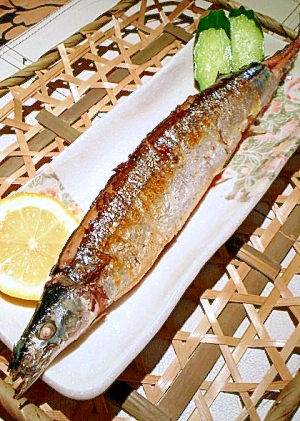 新さんま♪入荷!基本の焼き方(フライパンで)