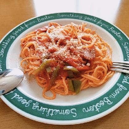 ナポリタンお野菜たくさんとれて美味しかったです。