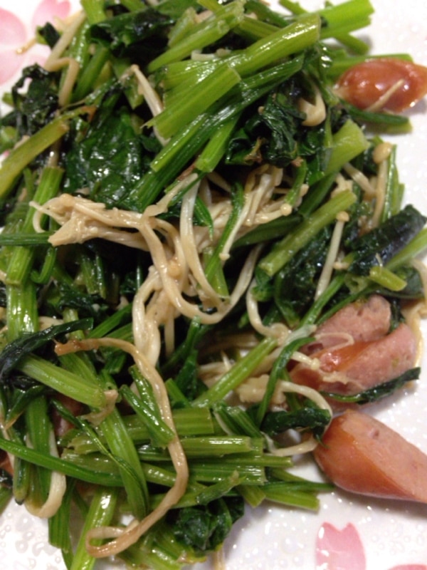 からし菜のマヨ炒め レシピ 作り方 By あ3608 楽天レシピ