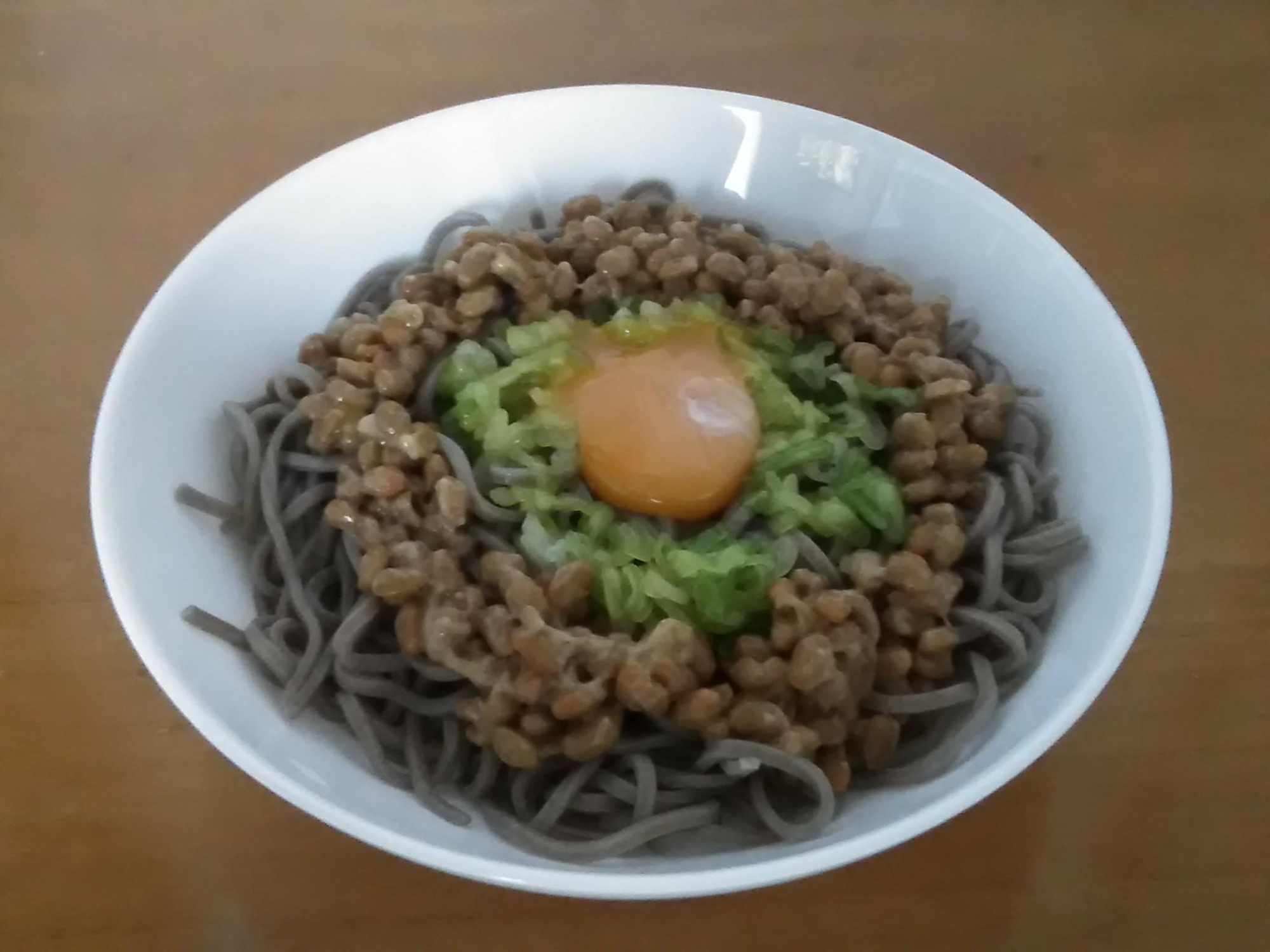 電子レンジで時短！冷やし納豆そば