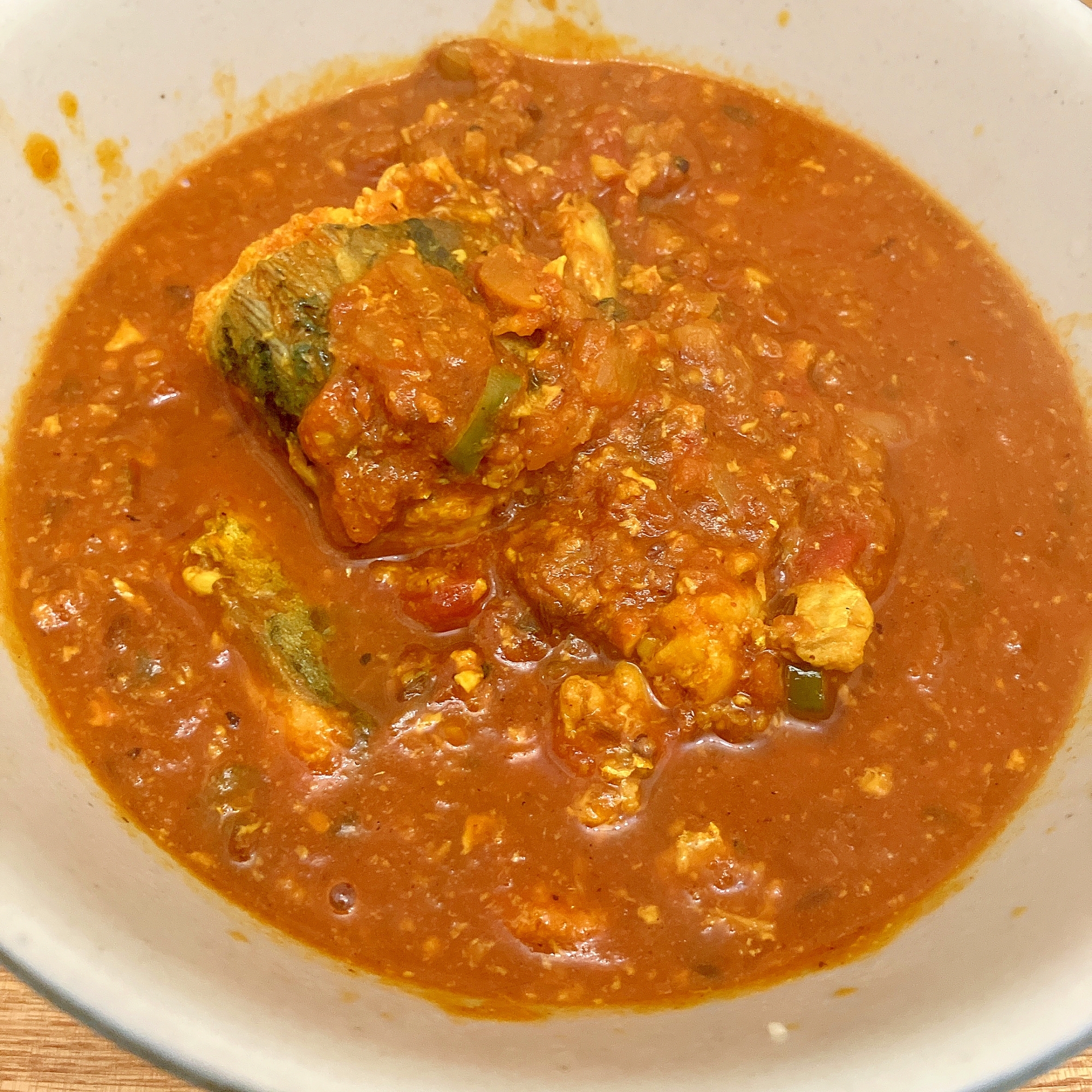 酸っぱい★サバ缶カレー