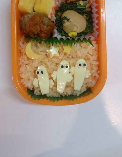 簡単キャラ弁☆ニョロニョロのお弁当♪