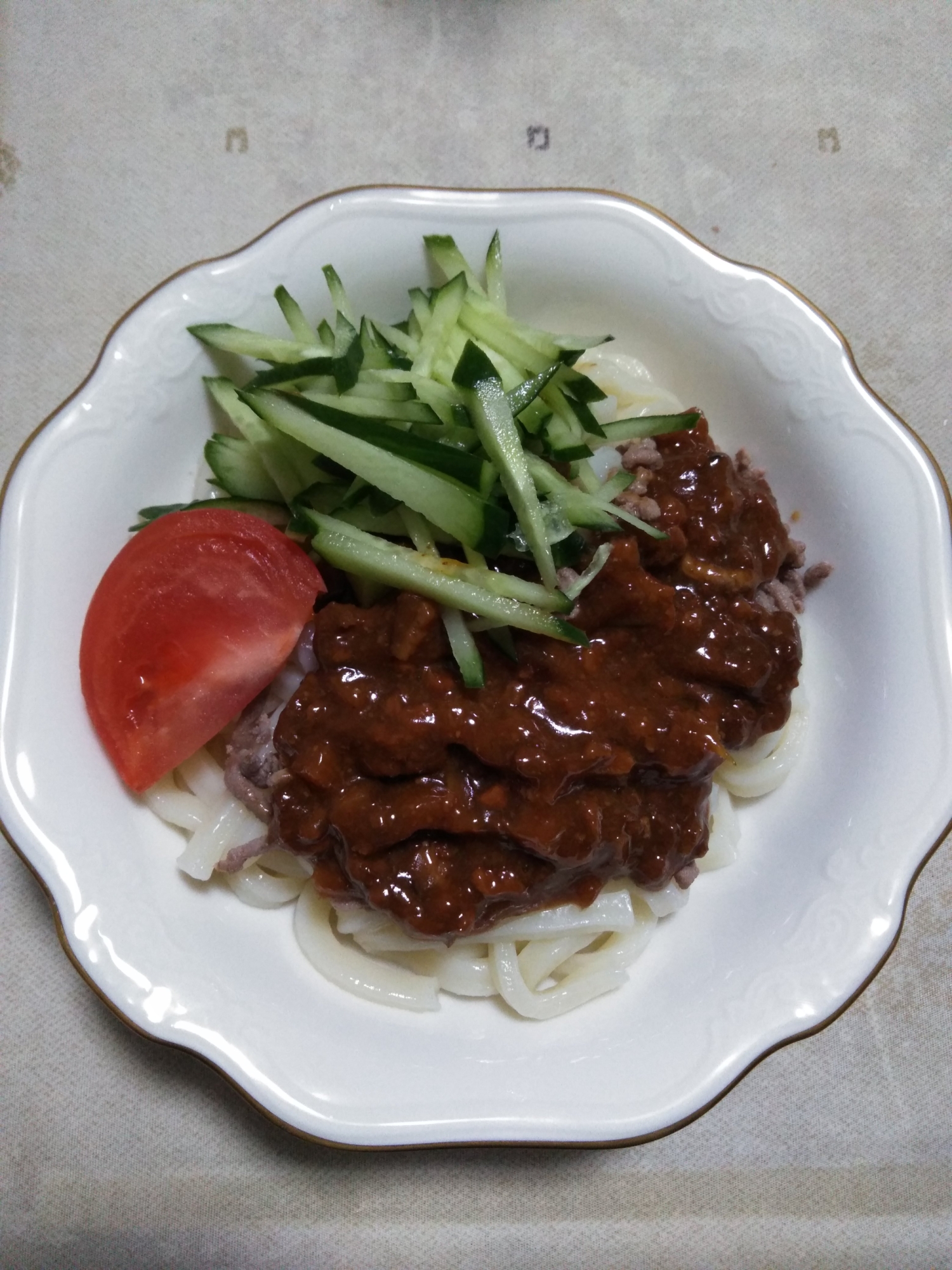 肉味噌うどん