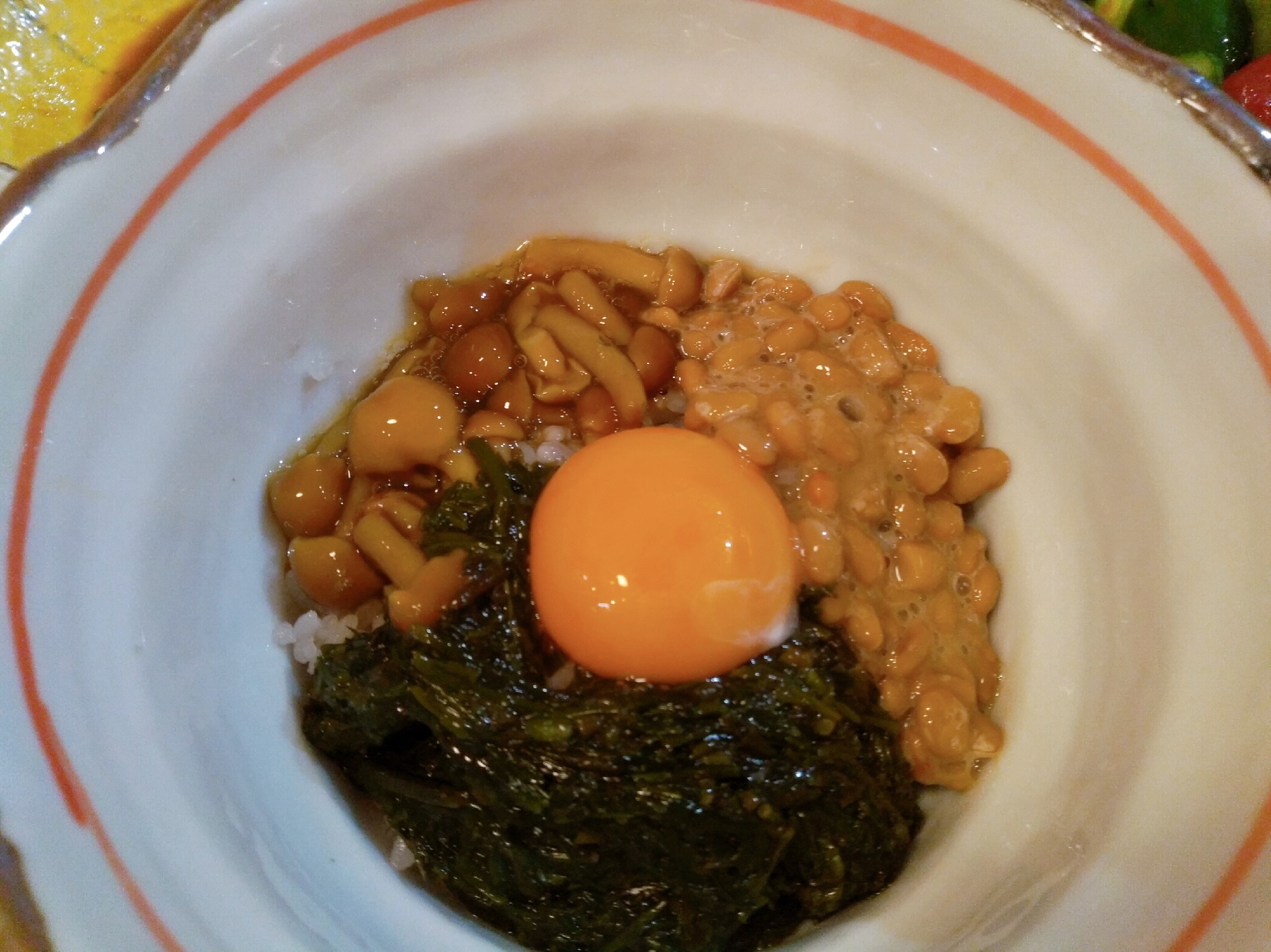 上品な磯の香り！ねばねばあかもく丼☆