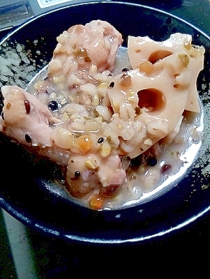 炊飯器 de手羽元煮