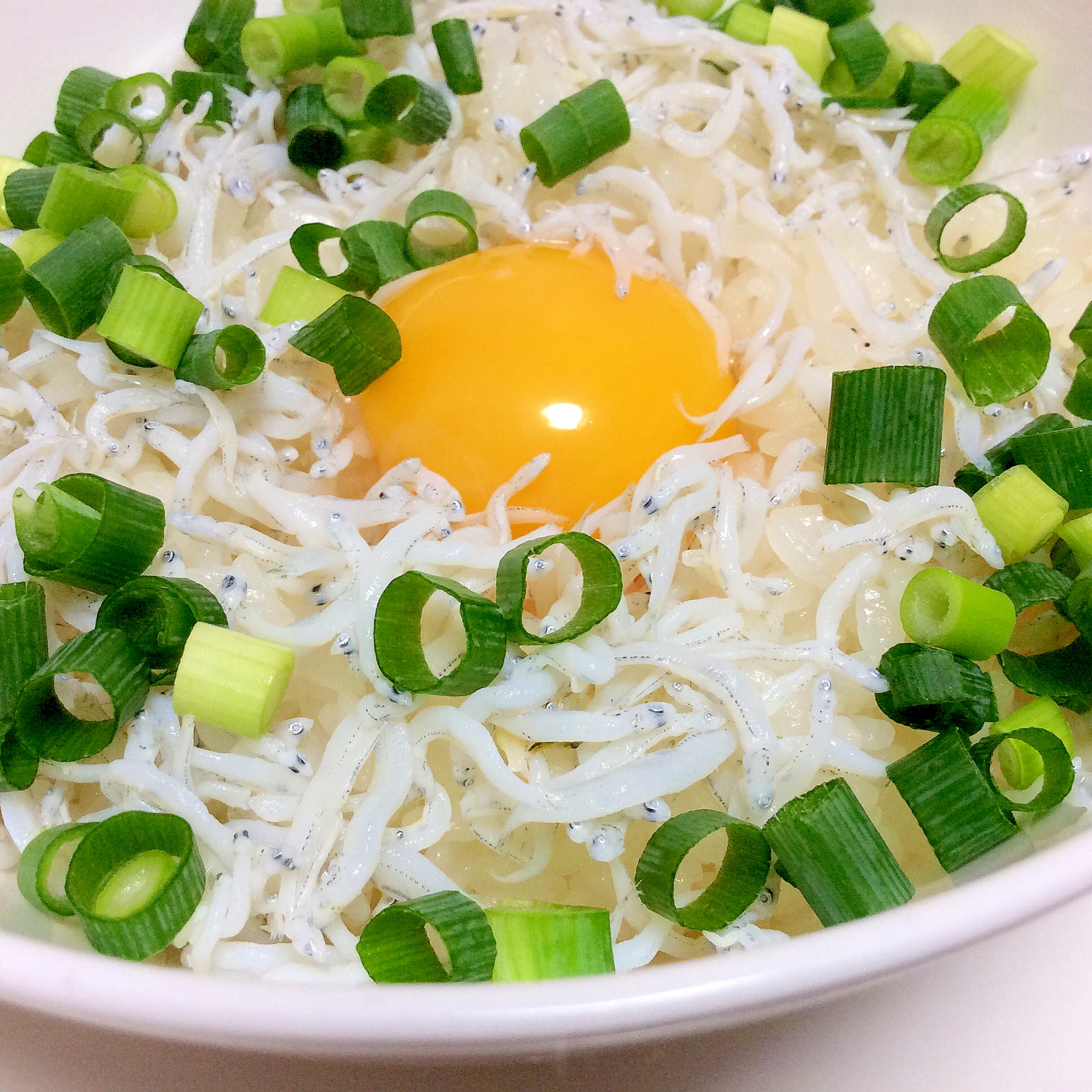 すぐ出来る♡ほっこり美味しい♡うちのしらす丼♡