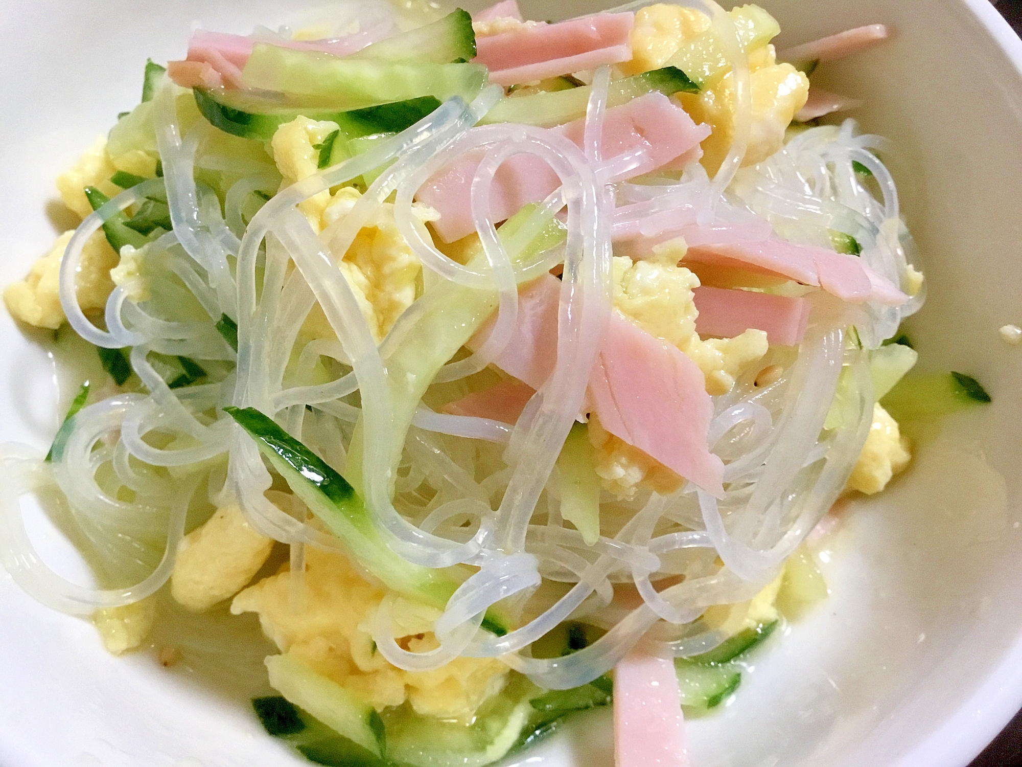 春雨の鶏がら中華サラダ