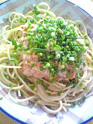 ☆夏に食べたくなる！大根おろしと鮭フレークパスタ☆