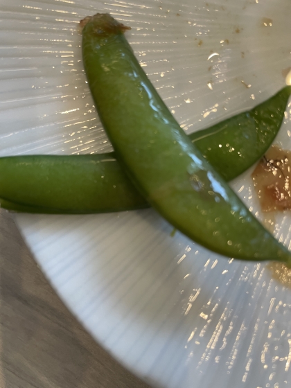 春が来たら！スナップえんどうのだし煮