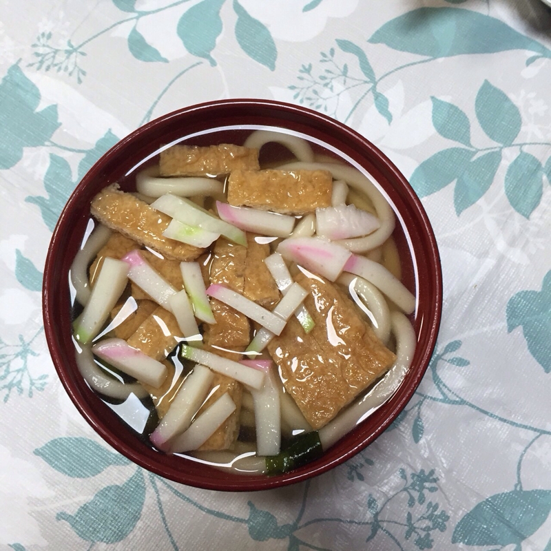 いなり寿司の揚げリメイク★うどん(*^^*)