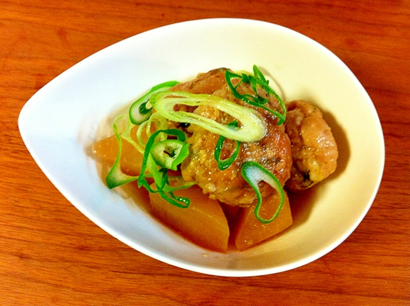 鶏団子と大根のあわせ煮