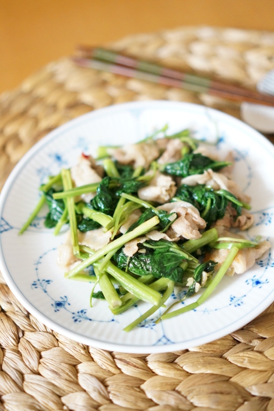 ごはんおかわり 空芯菜と豚肉のナンプラー炒め レシピ 作り方 By あつママ２９ 楽天レシピ