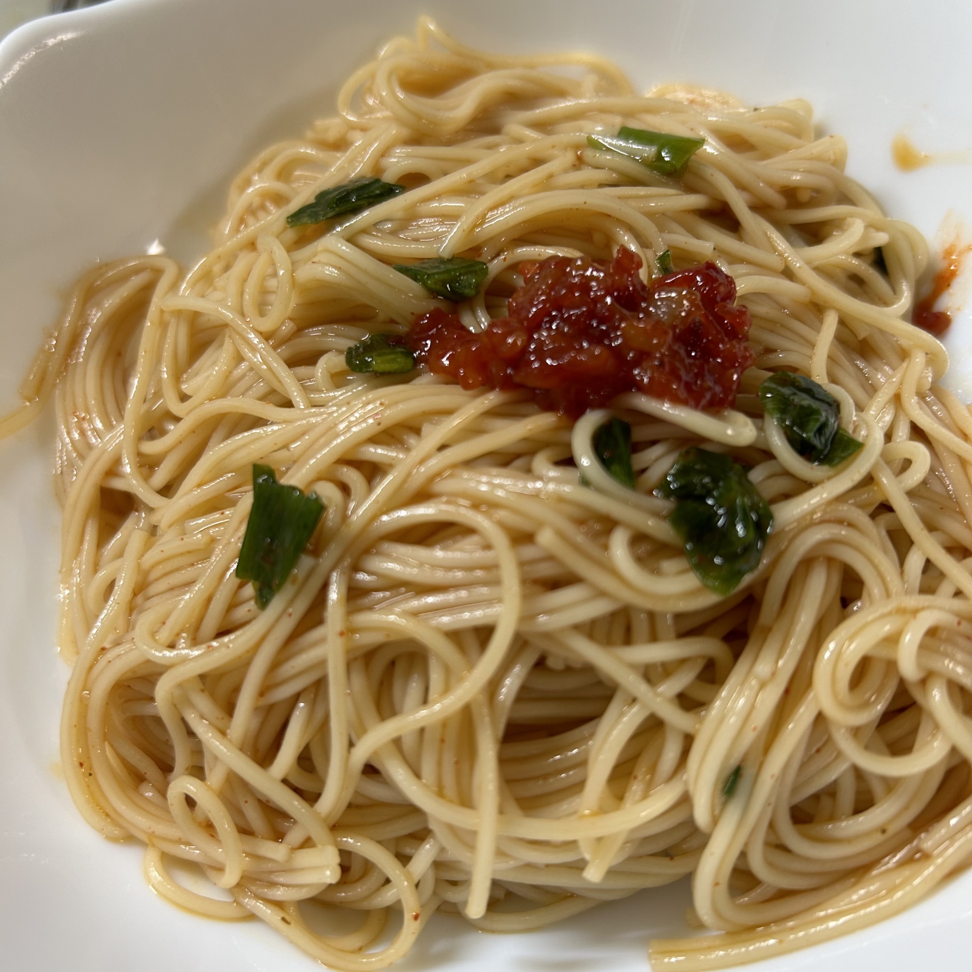 そうめんのピビン麺