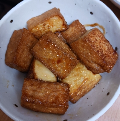 厚揚げ豆腐❁︎焼き肉のタレ焼き