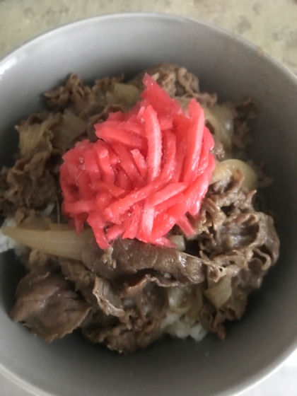 ぎゅ～丼♪（牛丼）