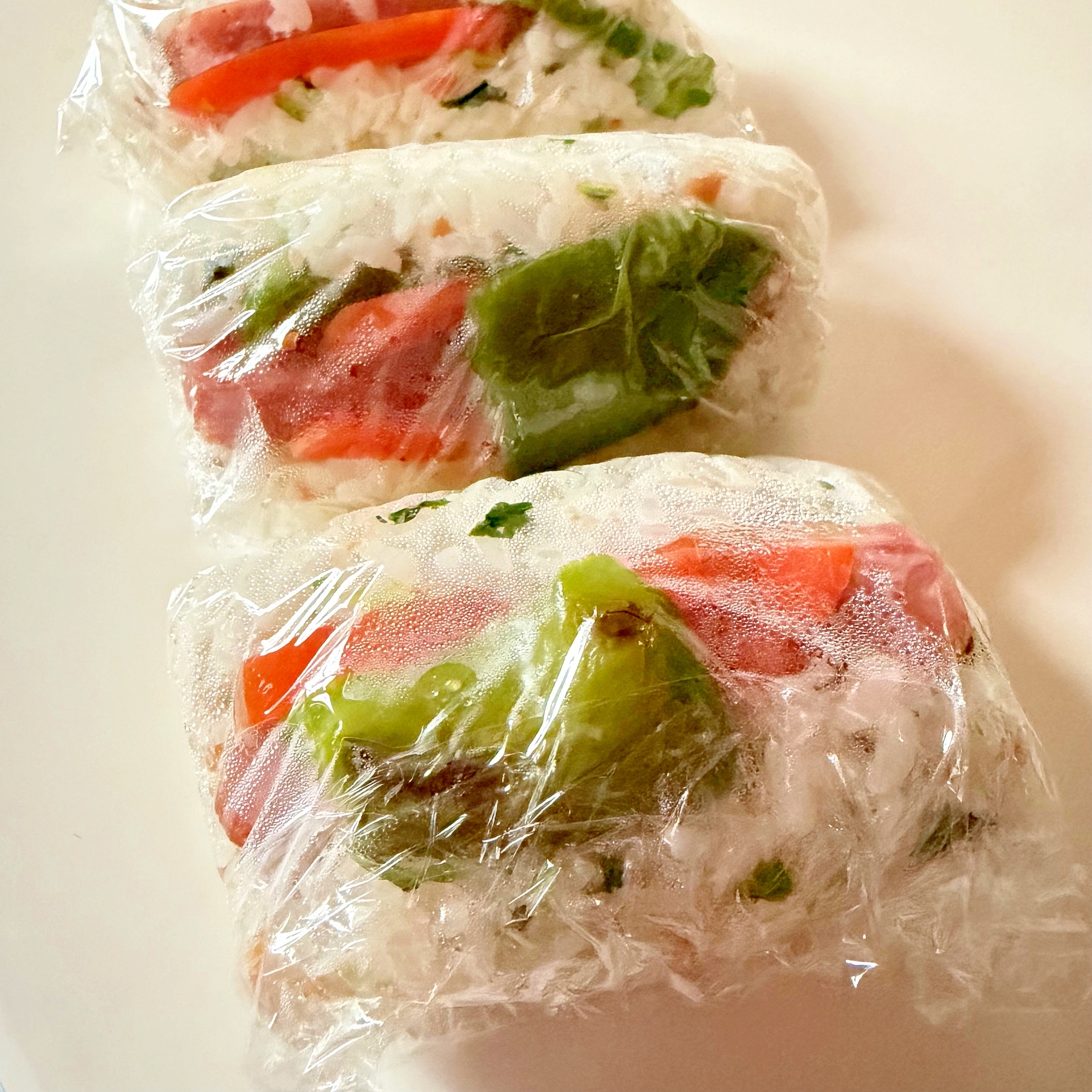 ボロニアハムのおにぎりʚଓ⋆