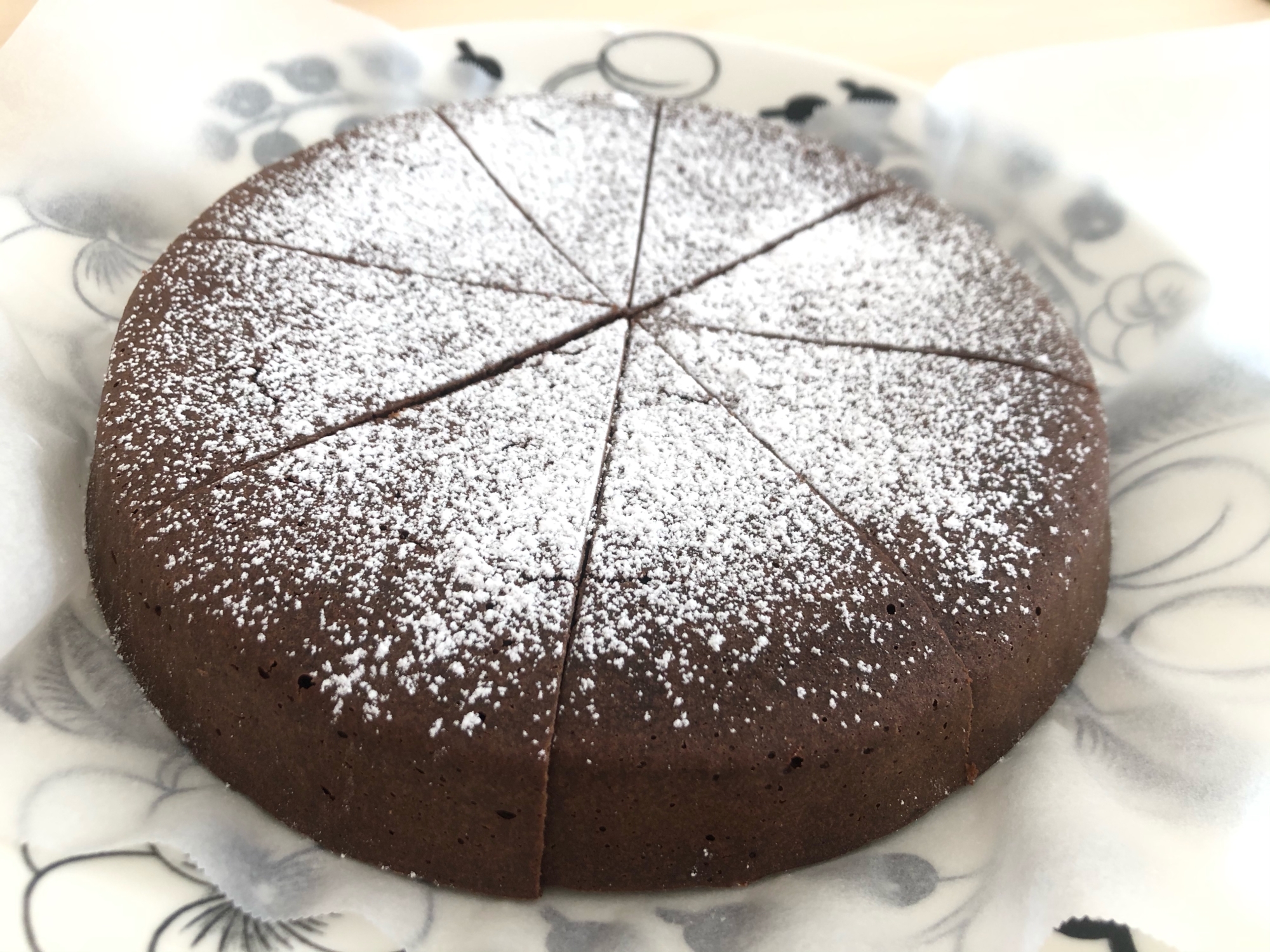 炊飯器で作るチョコレートケーキ