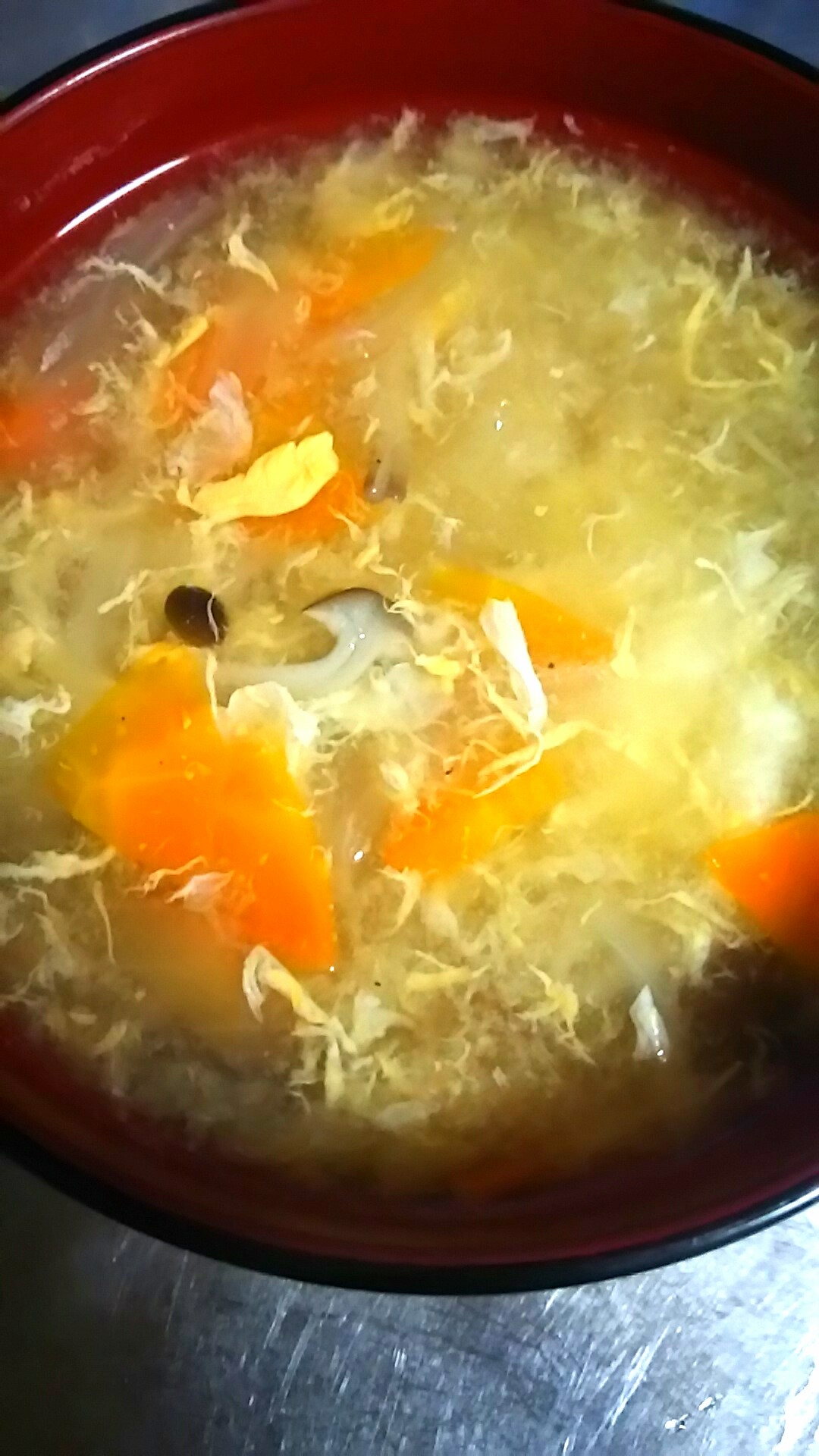 ふわっとたまごの中華スープ