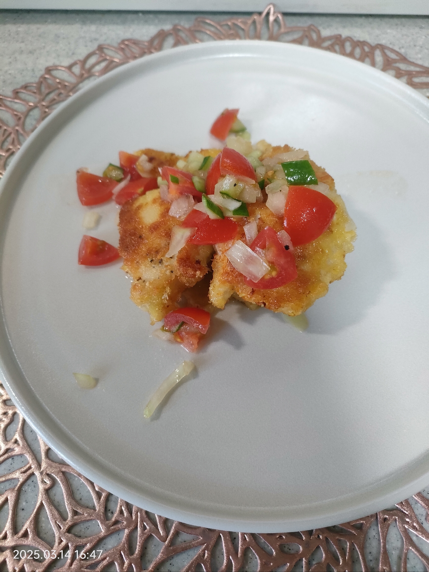 ミラノ風チキンカツレツ