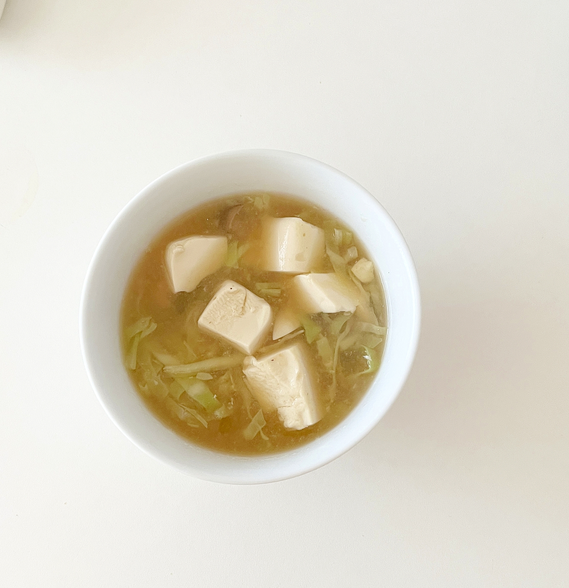 簡単☆キャベツの味噌汁