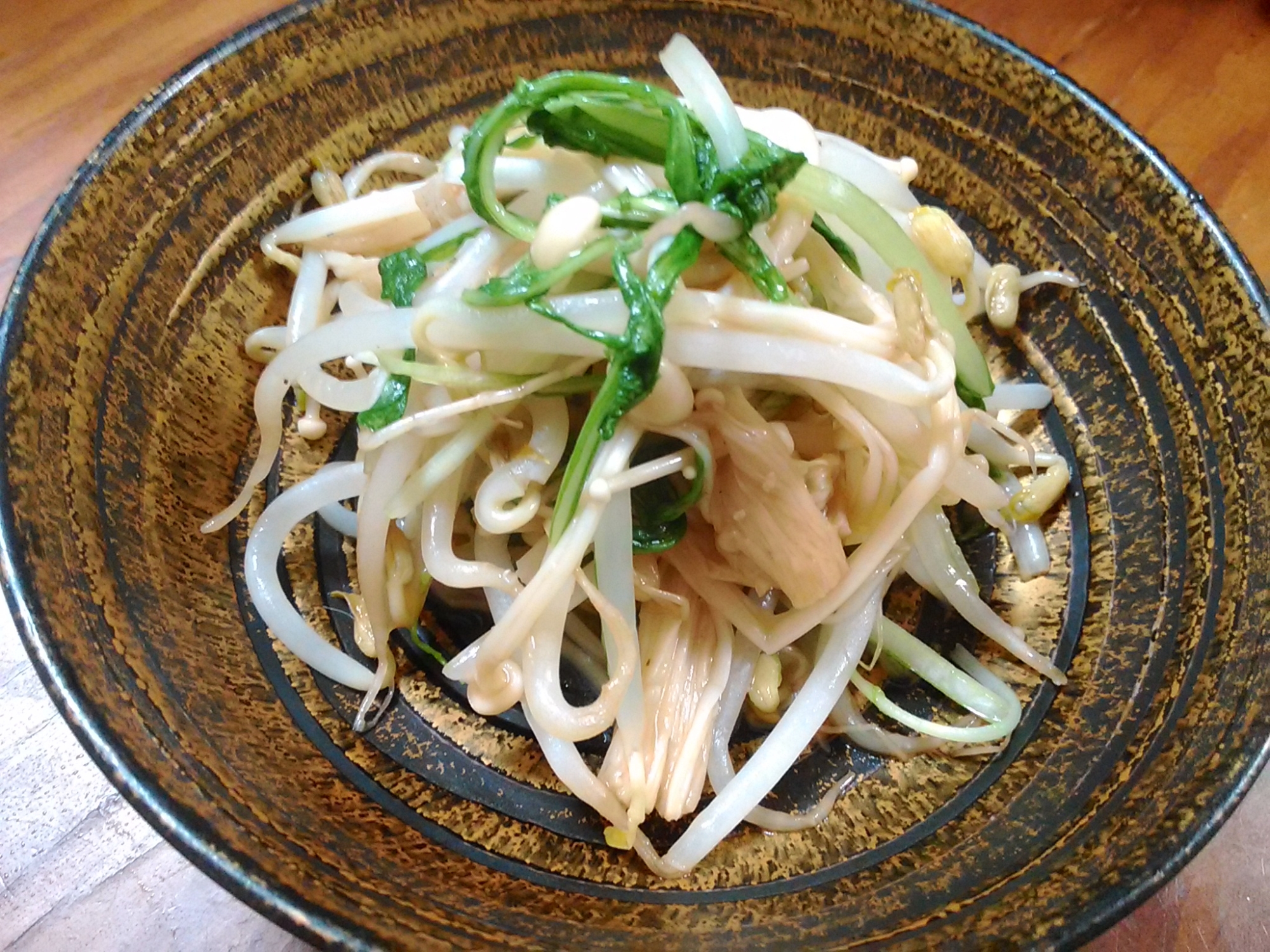 水菜とえのきともやしの簡単中華風炒め レシピ 作り方 By 酒恋 楽天レシピ