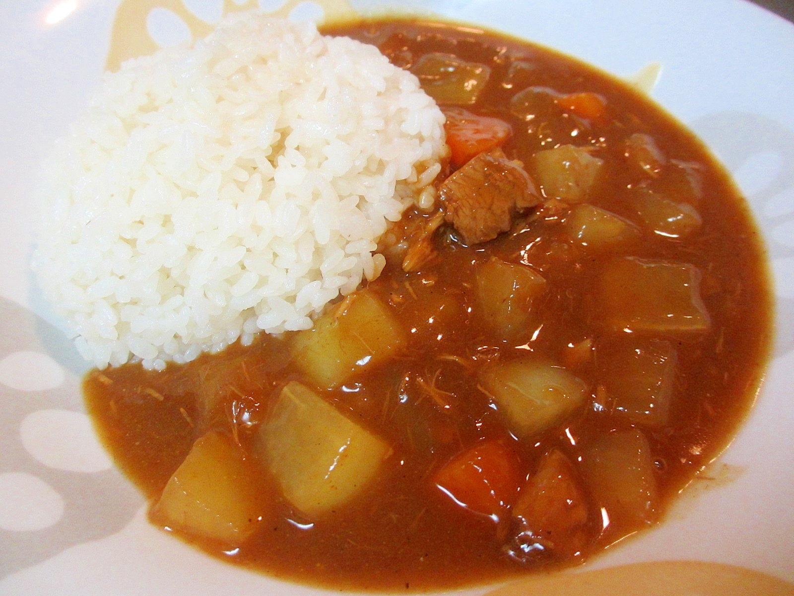 カレールウで大根とツナのカレー