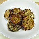 ふんわり茄子のはさみ焼き揚げ