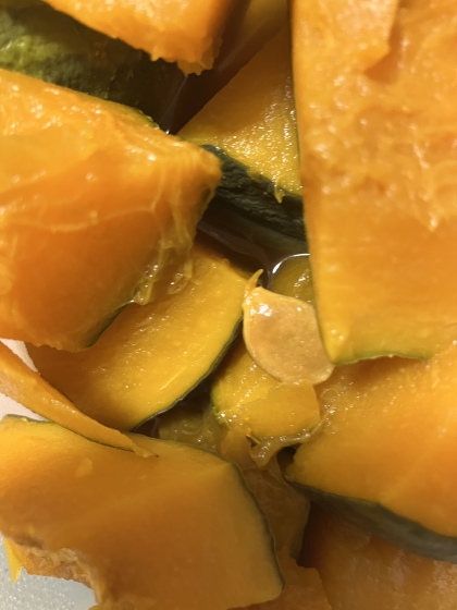 めんつゆでレンチン★かぼちゃの煮物