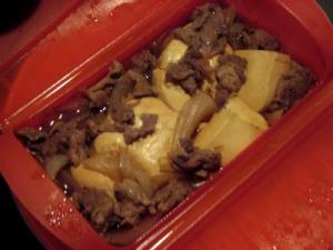 ルクエ　スチームケースで作る簡単肉豆腐