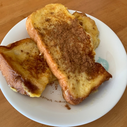 冷凍食パンで作る☆ふわふわ時短フレンチトースト☆