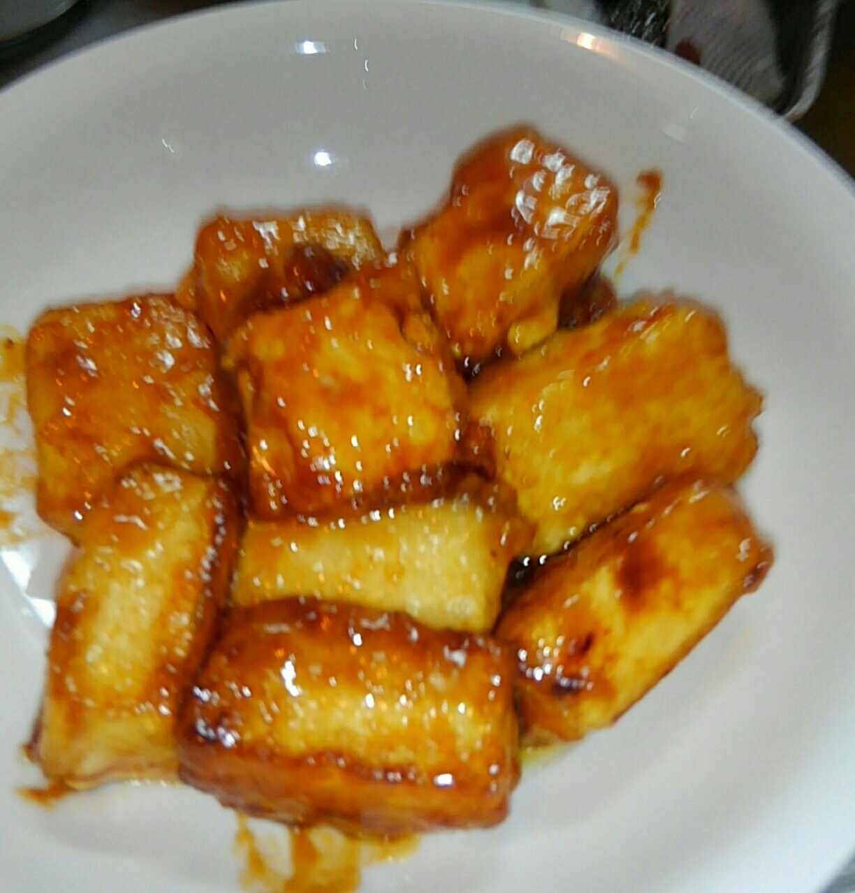 豆腐の照り焼きステーキ