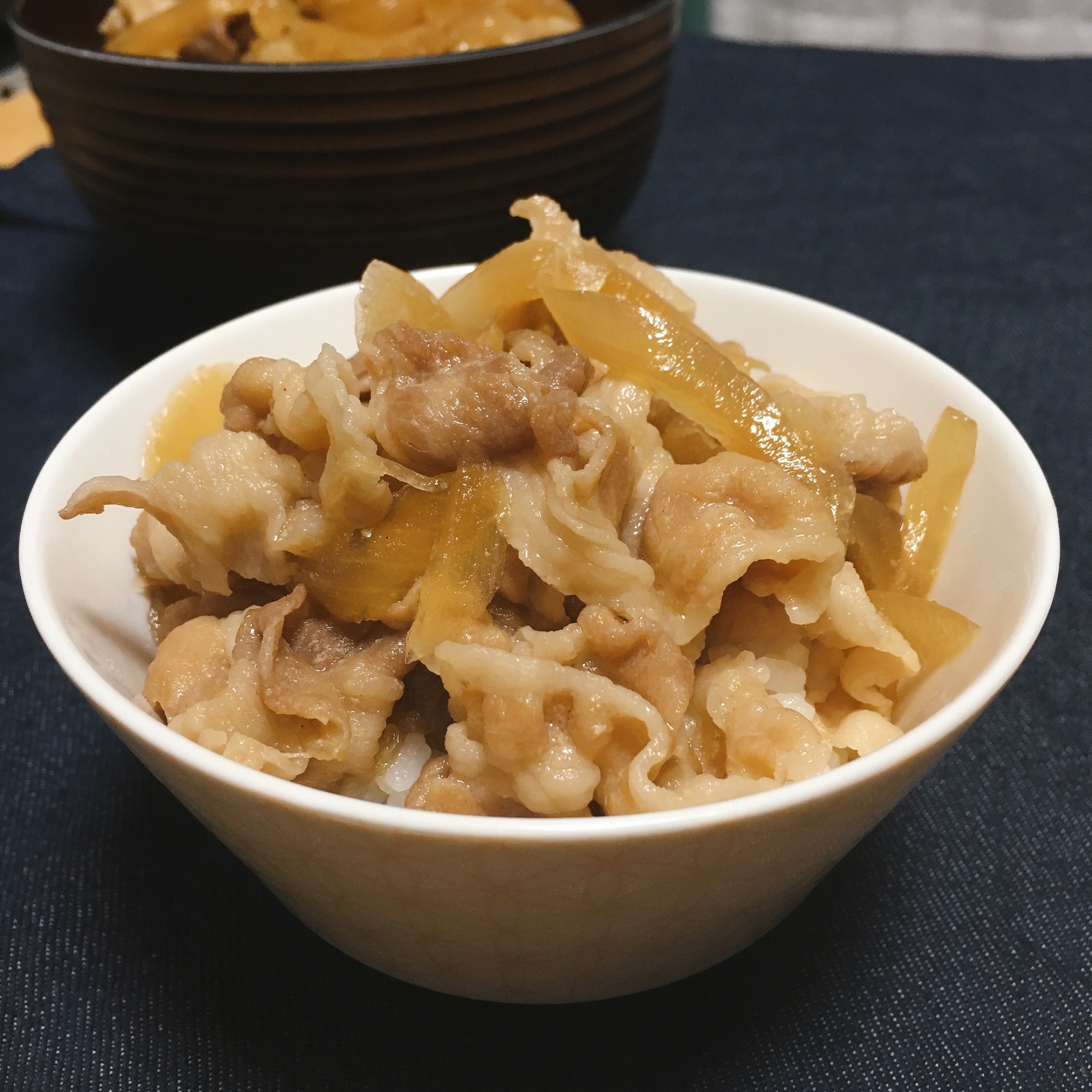 豚丼＊松屋の豚飯風