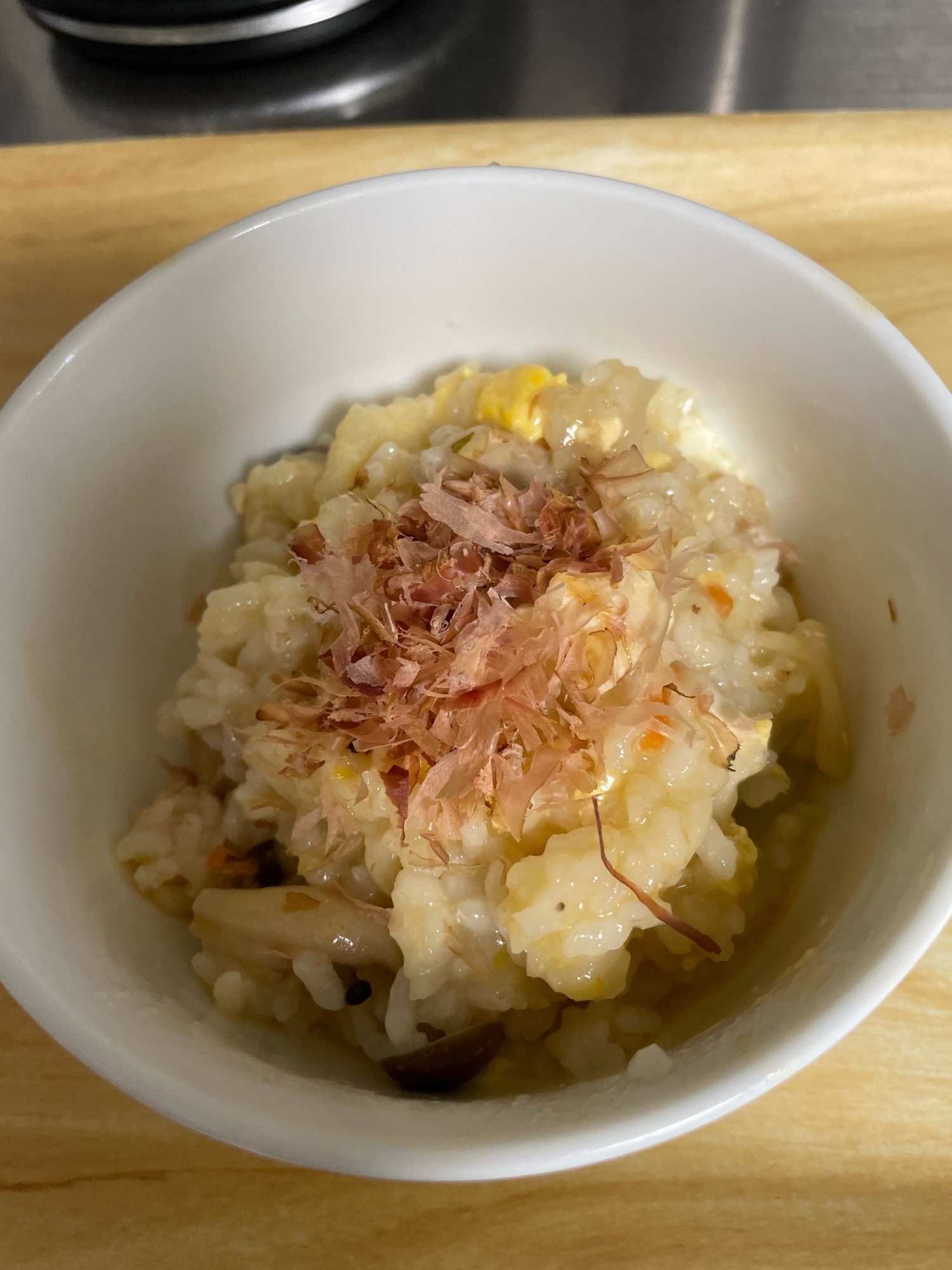 お鍋の後の美味しい雑炊✨