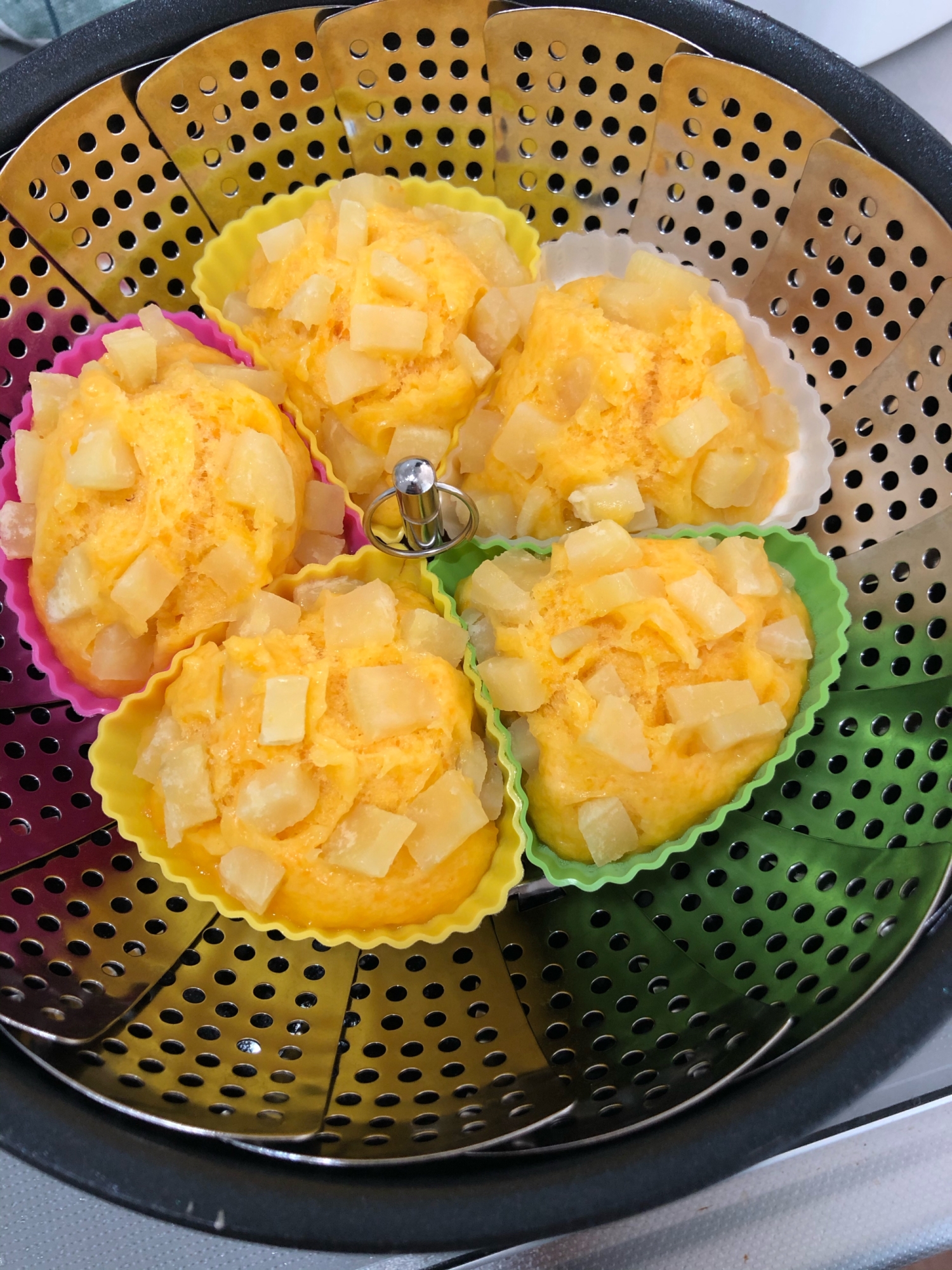 離乳食 さつまいもとにんじんの蒸しパン レシピ 作り方 By ちゃろみつ 楽天レシピ