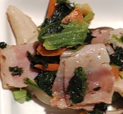 残り野菜で、おいしくいただきました♪