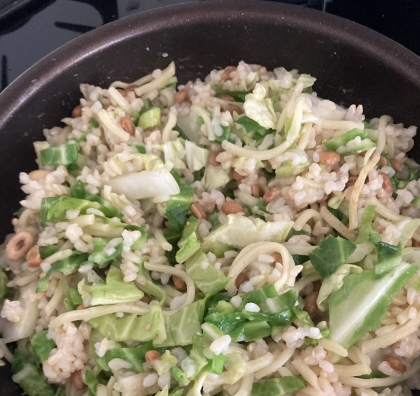 お野菜たっぷりの蕎麦飯