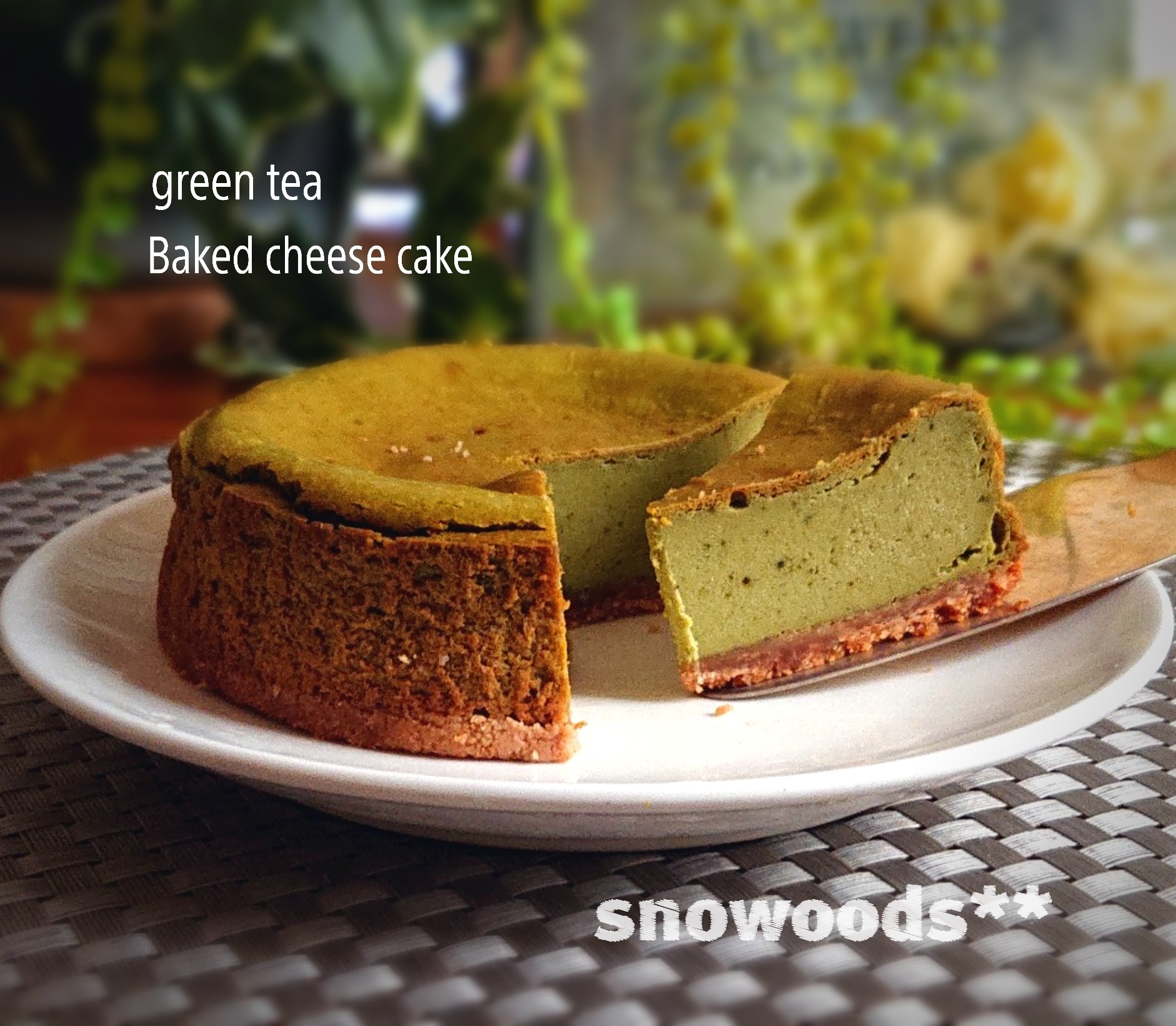 ベイクド抹茶チーズケーキ レシピ 作り方 By Snowoods 楽天レシピ