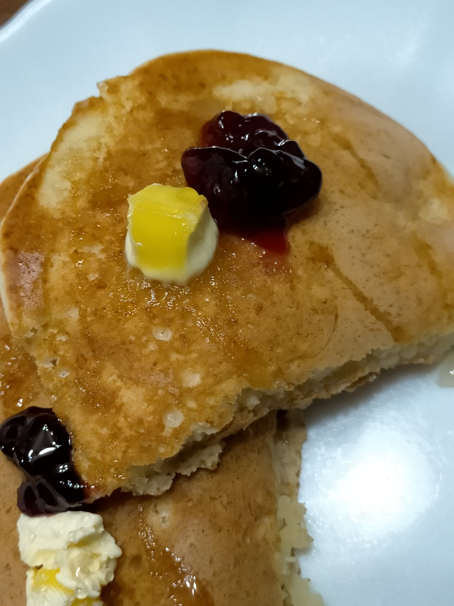 ホイップ入り♡ 美味しい☆ ホットパンケーキ～♪