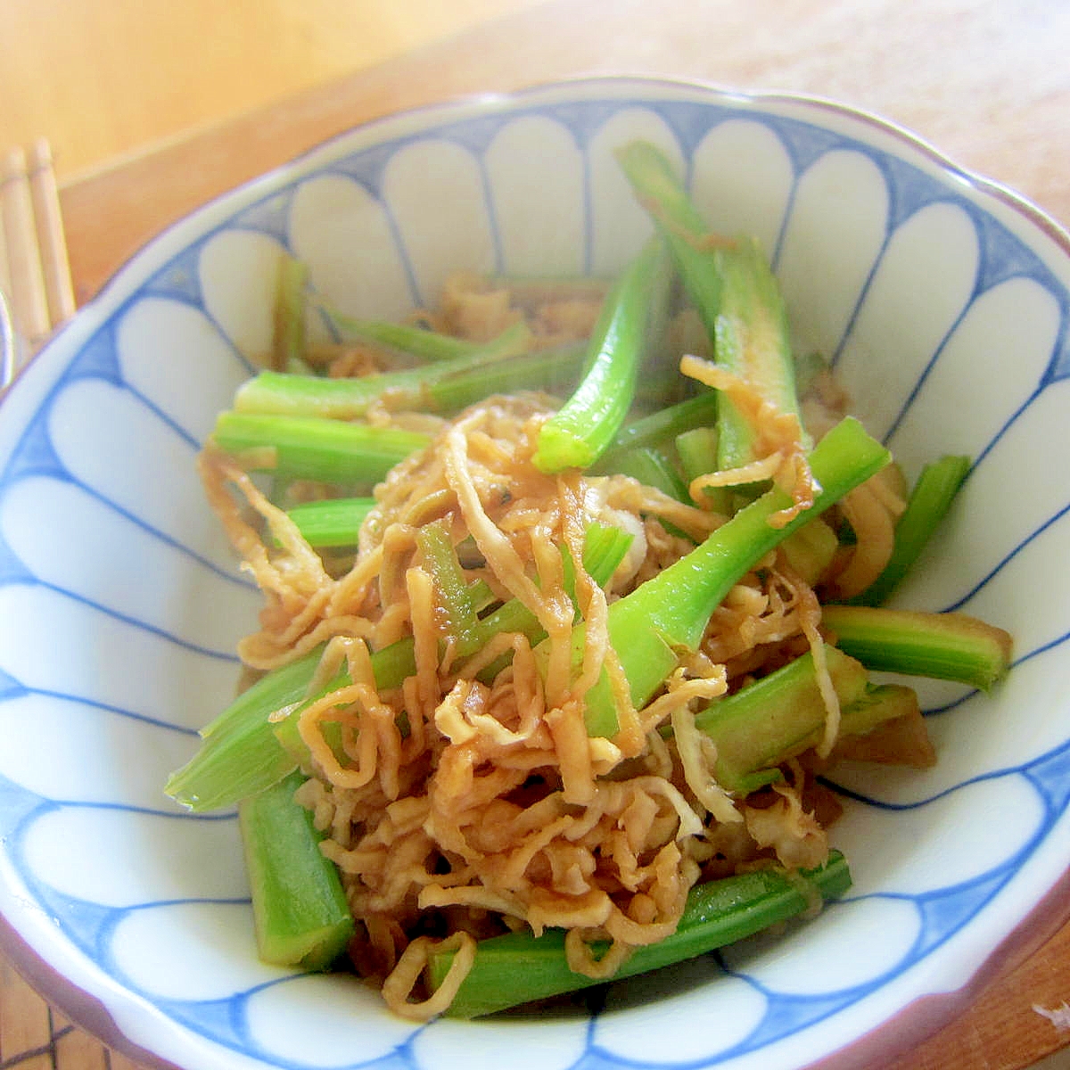 セロリとホタテ紐切干大根