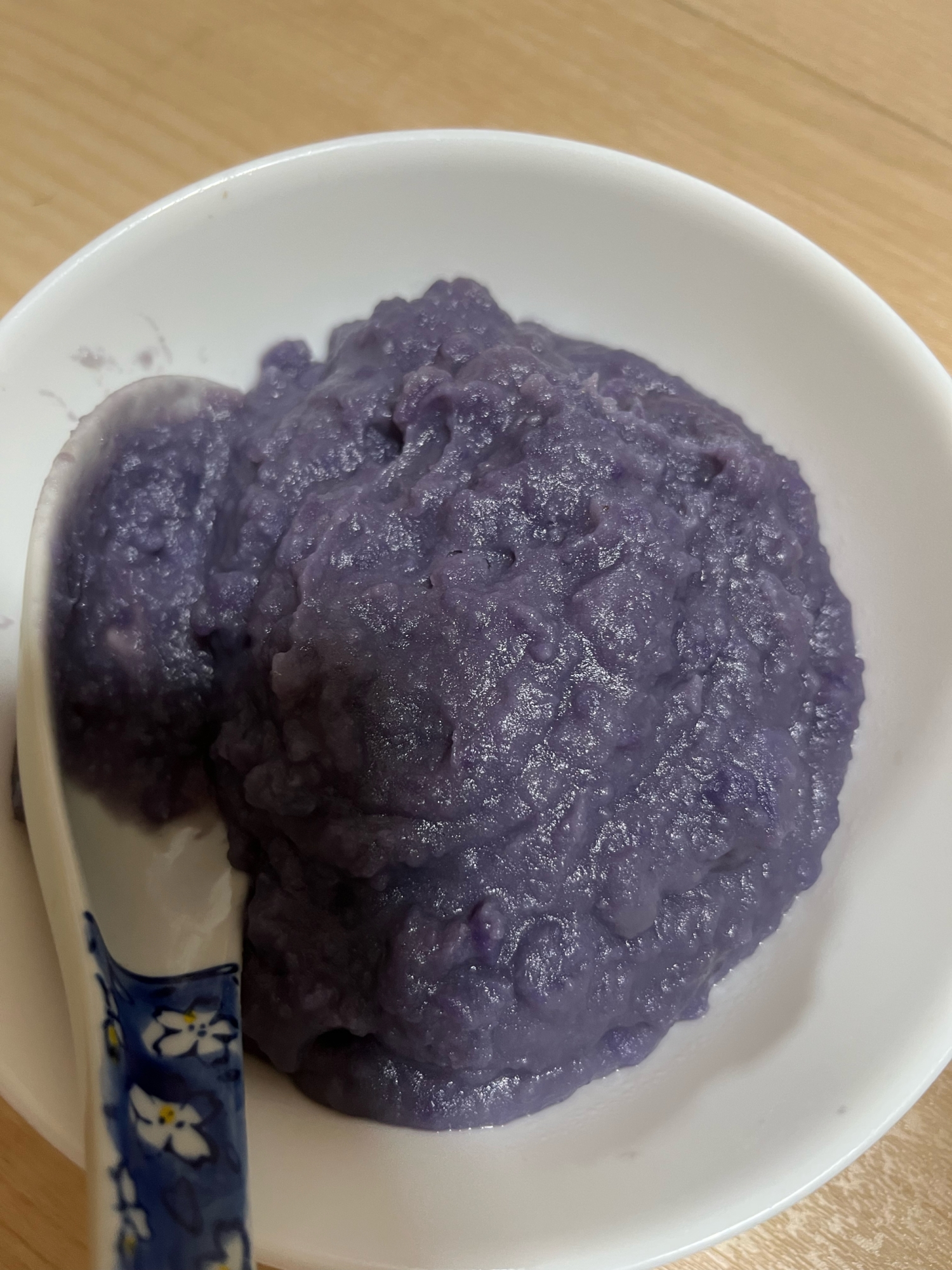 紫芋のもっちりスープ
