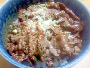 韓国風(＾＾)かんたん焼肉丼ぶり