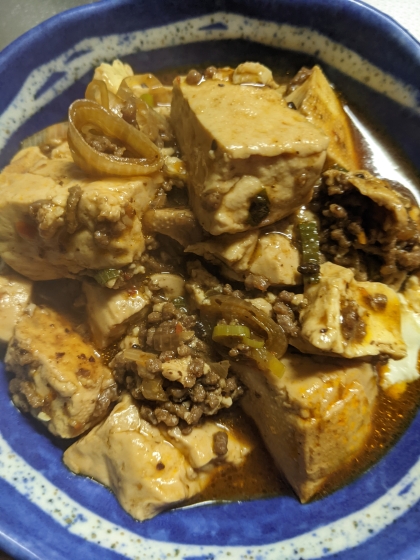 パンチの効いた✨長ネギ麻婆豆腐