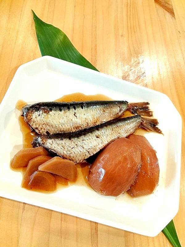 圧力なべ■骨まで食べる鰯と里芋のしょうが煮