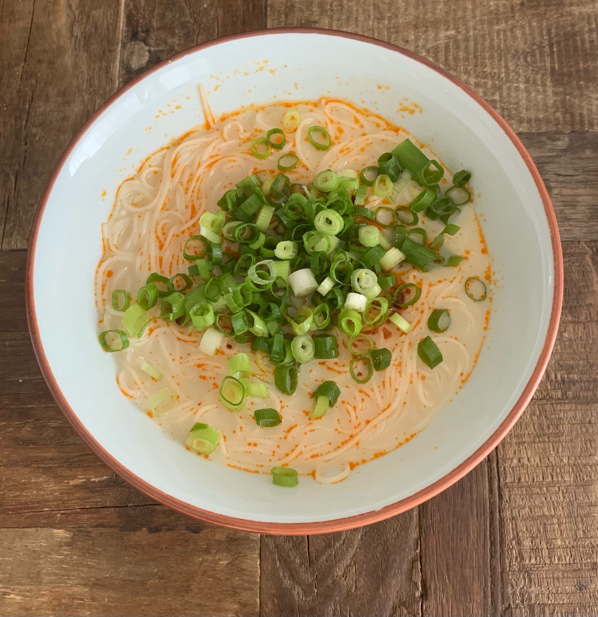 豆乳と食べるラー油で＊坦々風そうめん