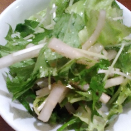 すぐ食べる漬物サラダ♪中華ドレッシング不要で大根