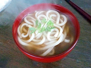 残りカレーで♪ぱぱっとカレーうどん