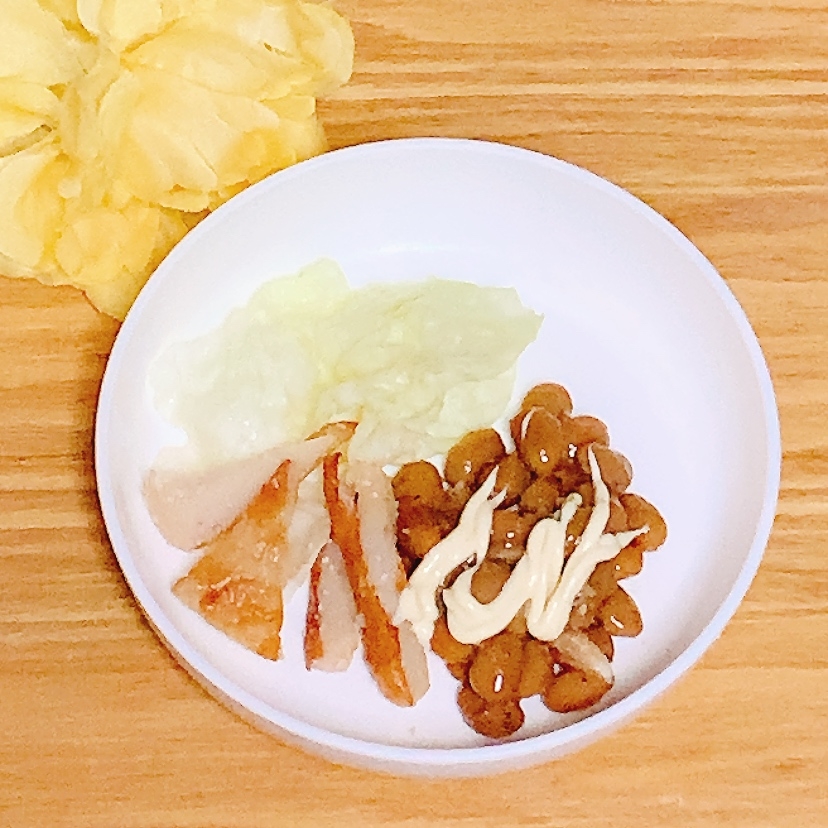納豆ちくわ♪サラダ