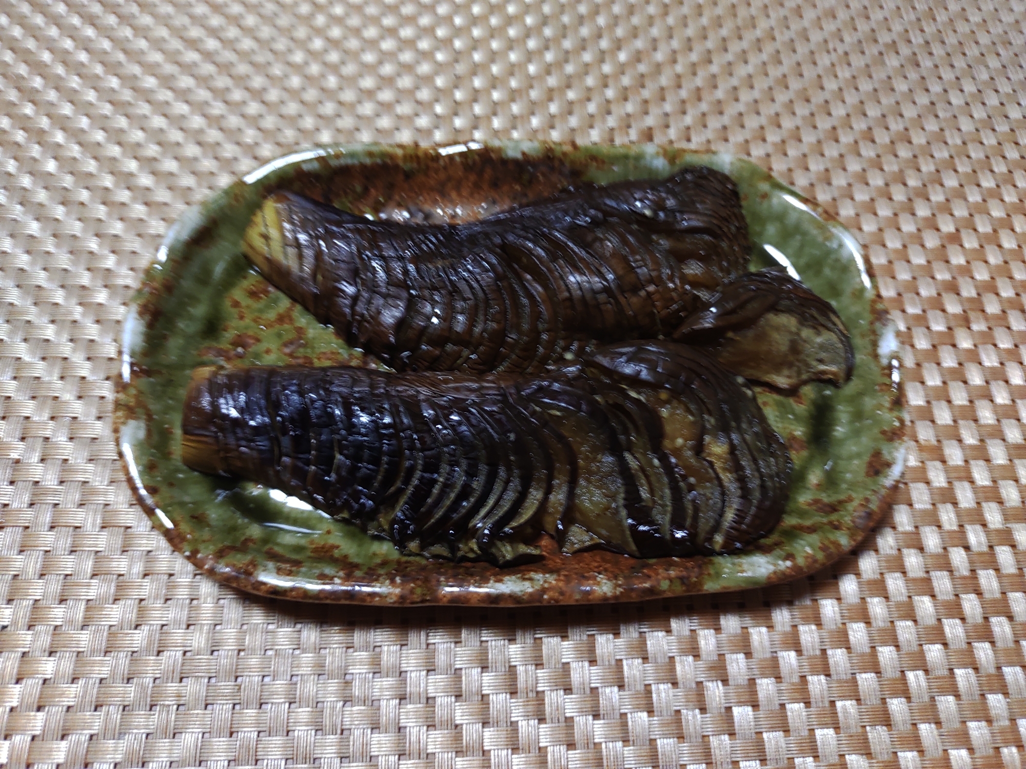 なすのめんつゆつけ