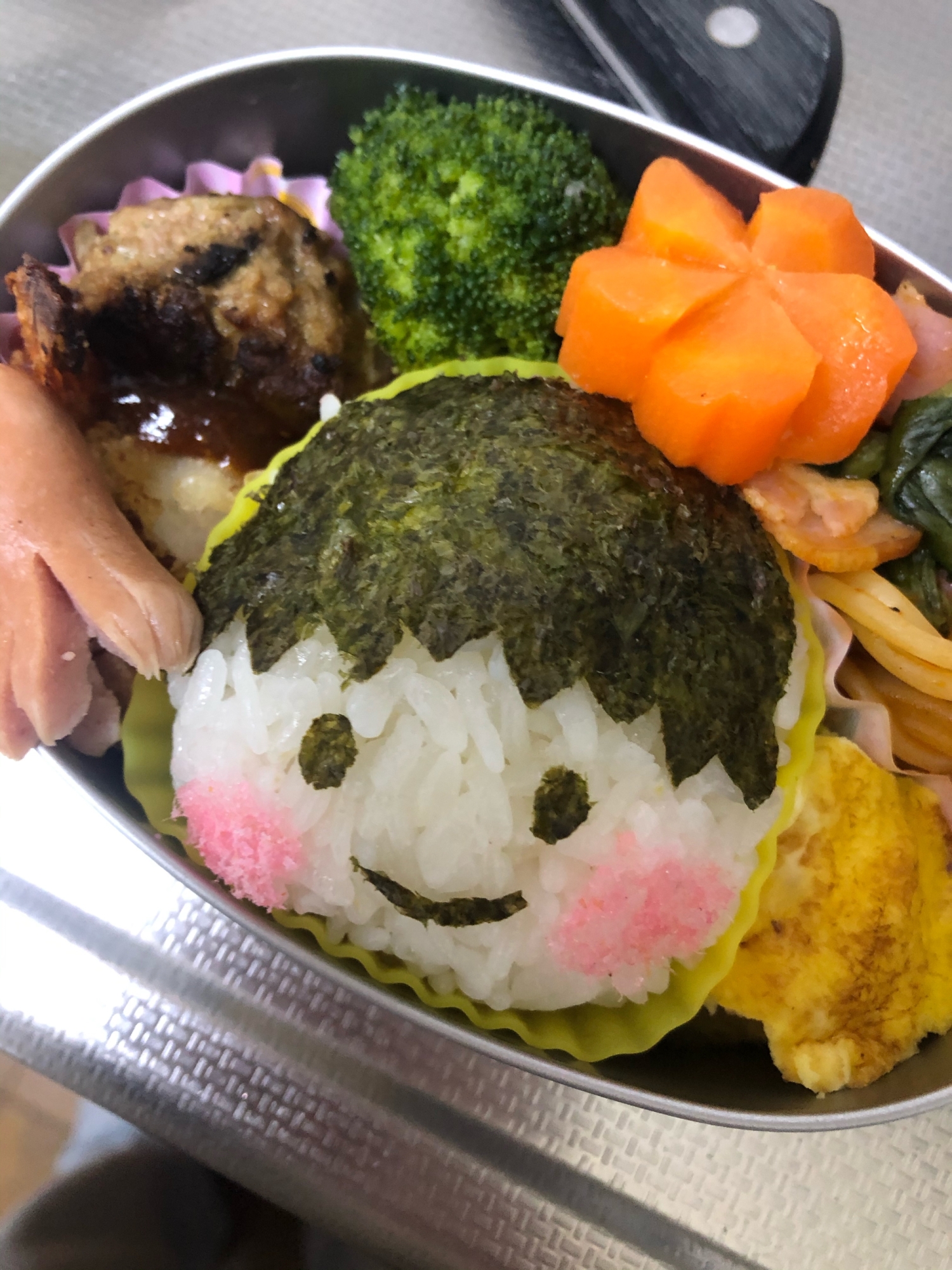 卒園・進級キャラ弁♡男の子のおにぎり